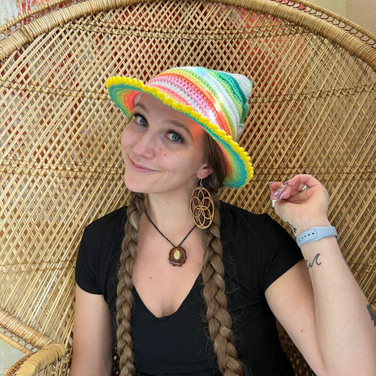 Rainbow hat