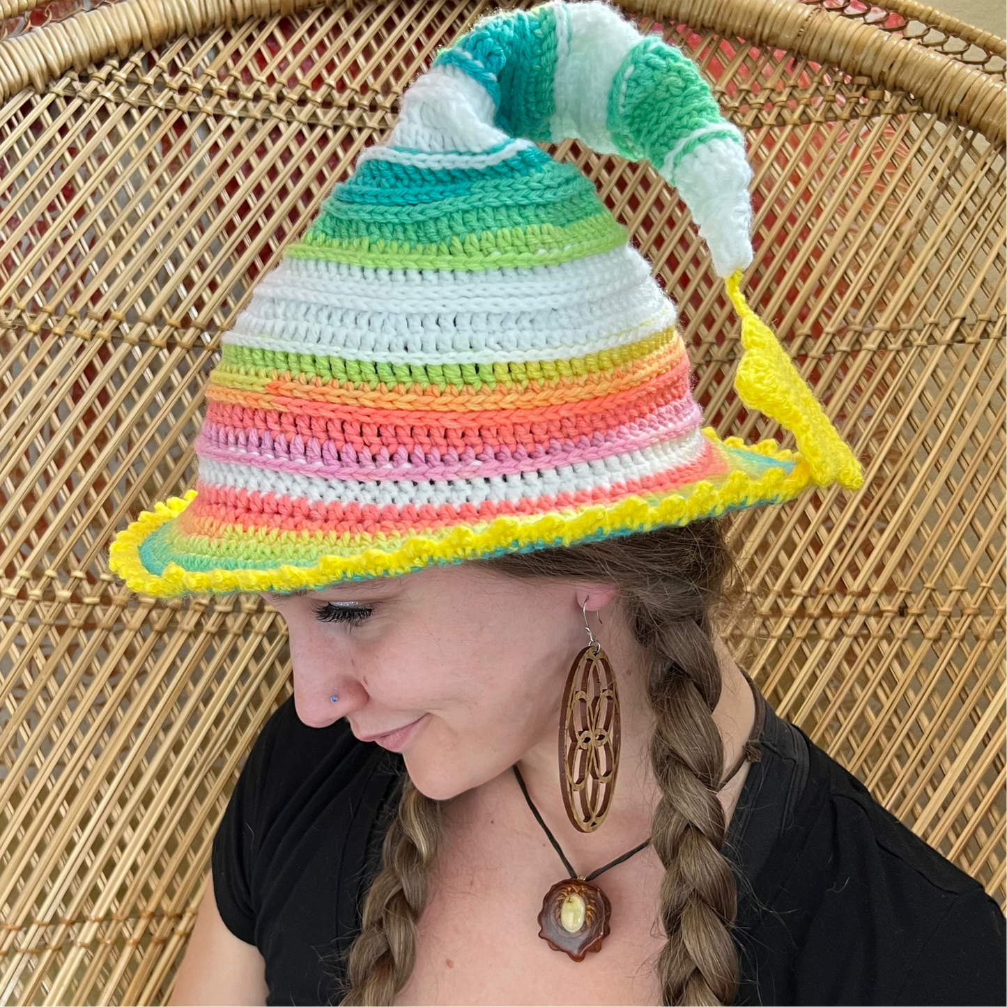 Rainbow hat