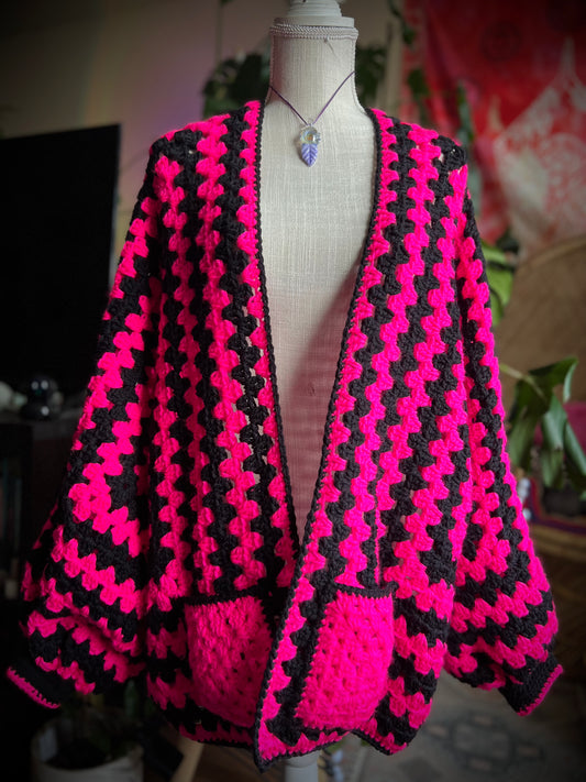Hot Pink Cardi